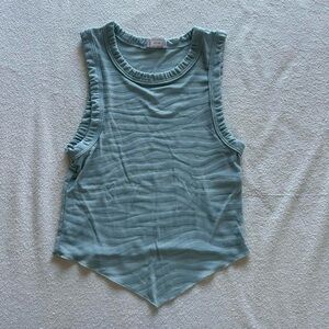 Cotton On Textured Teal Tank Top